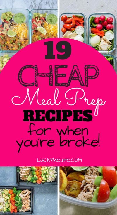 Budget Friendly Healthy Meal Prep