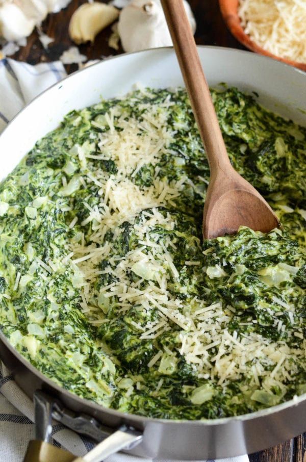 Creamed Spinach Recipe With Fresh Spinach