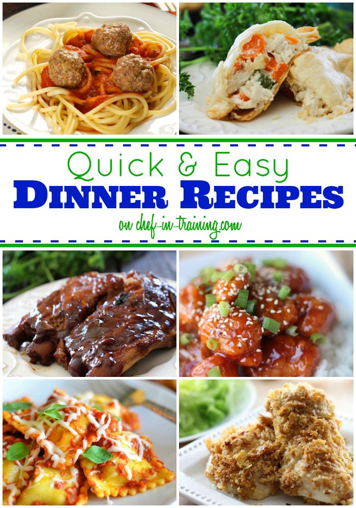 Quick And Dinner Recipes