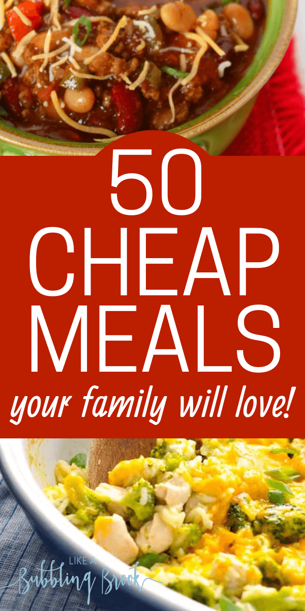 Inexpensive Dinner Ideas For Family