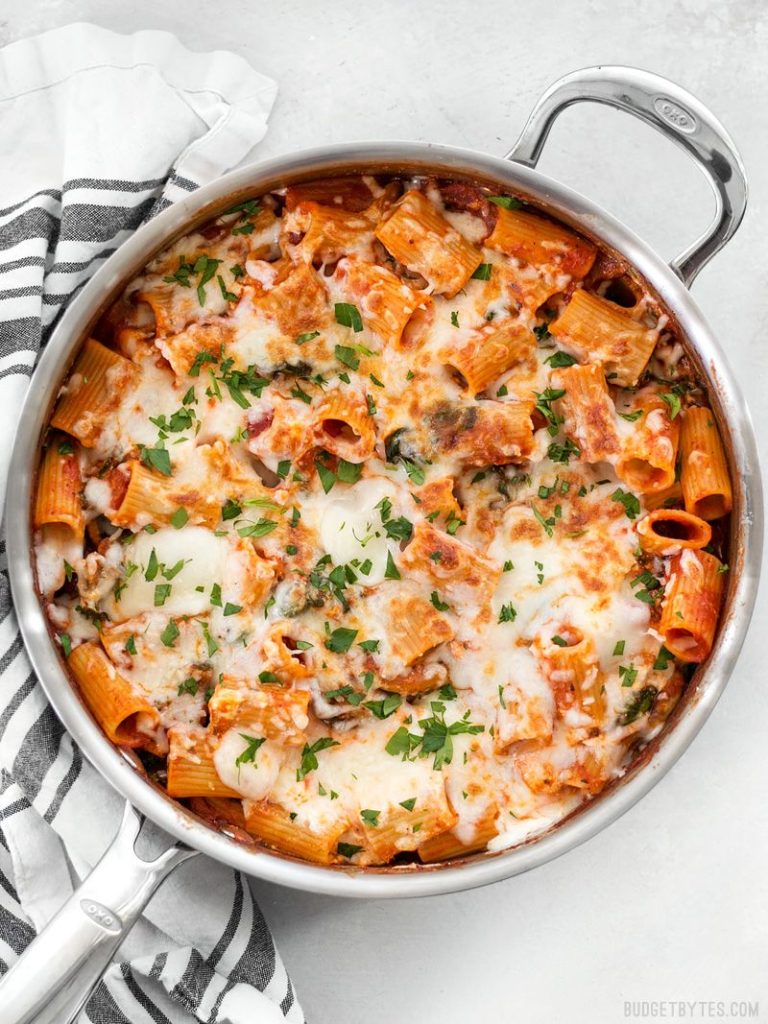 Skillet Lasagna Budget Bytes