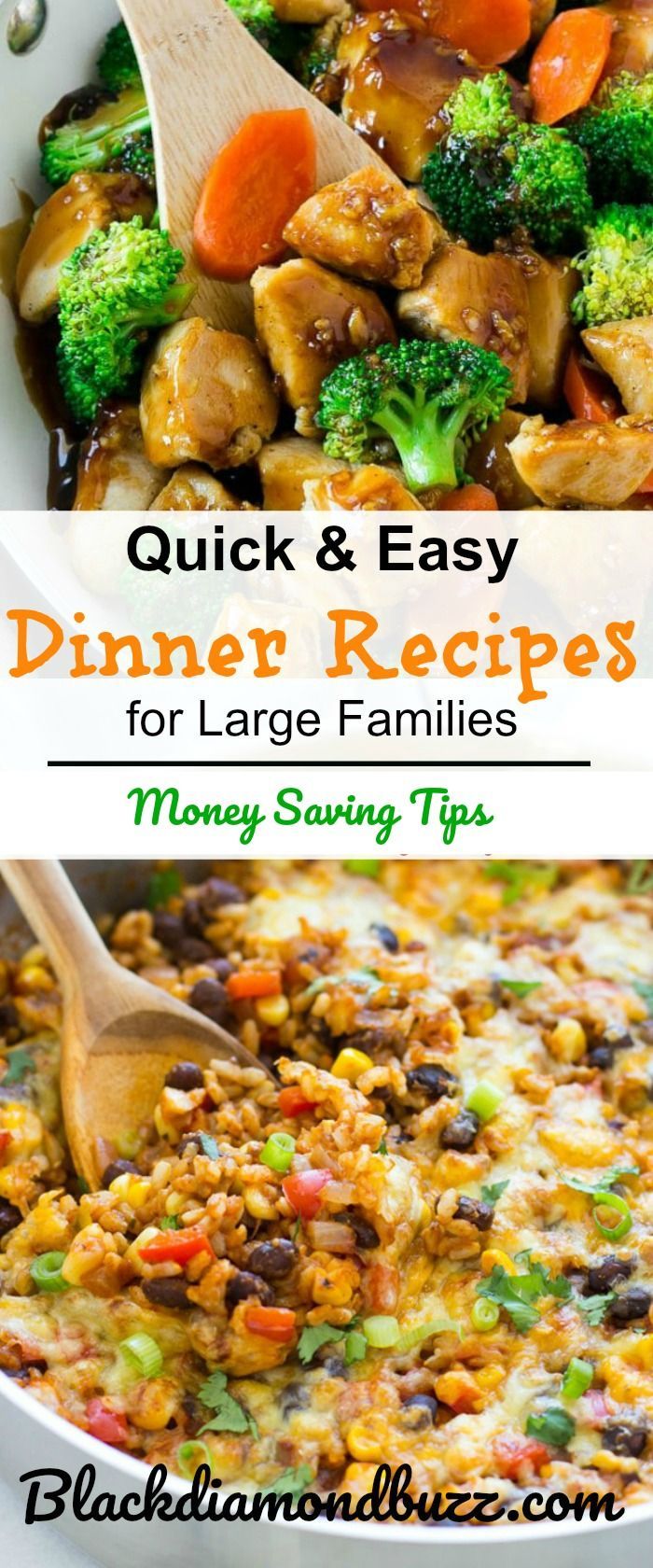 Easy Dinner Recipes For Family Of 6