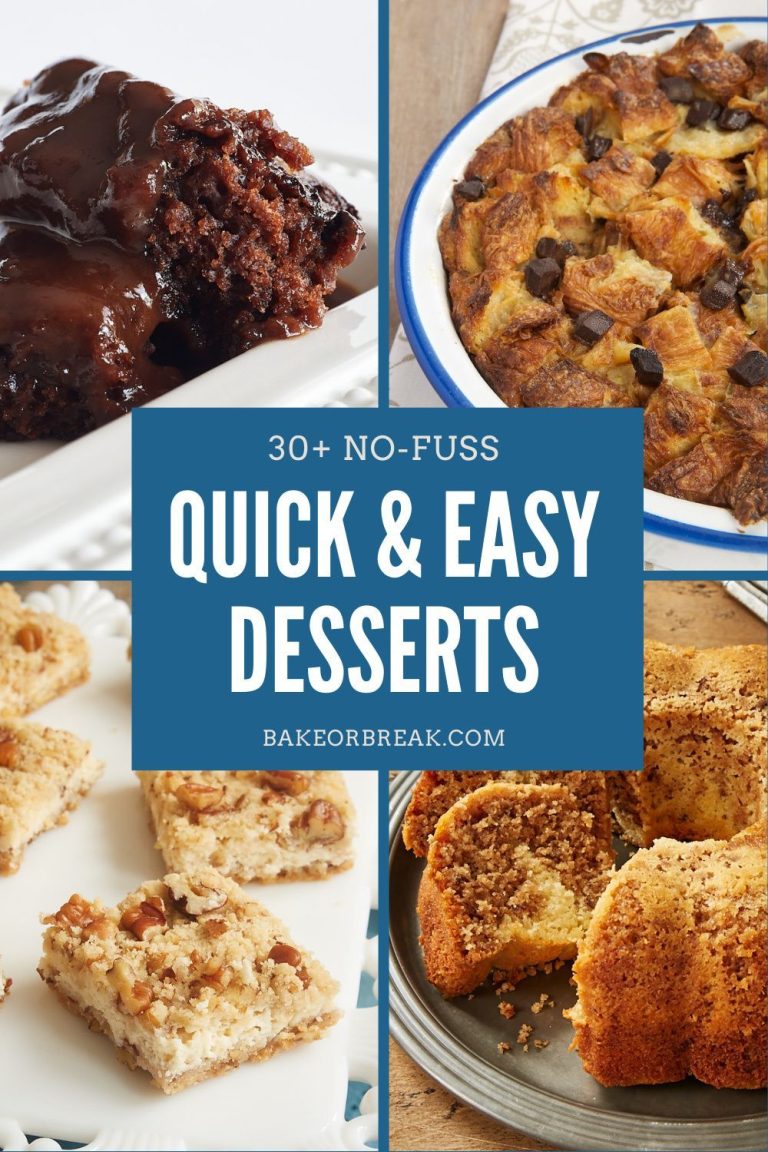 Easy Desserts To Bake