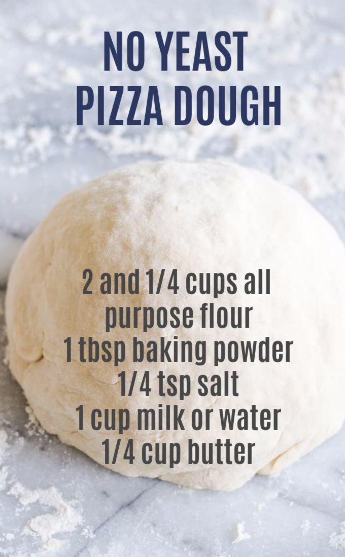 Easy Pizza Dough Recipe Without Yeast
