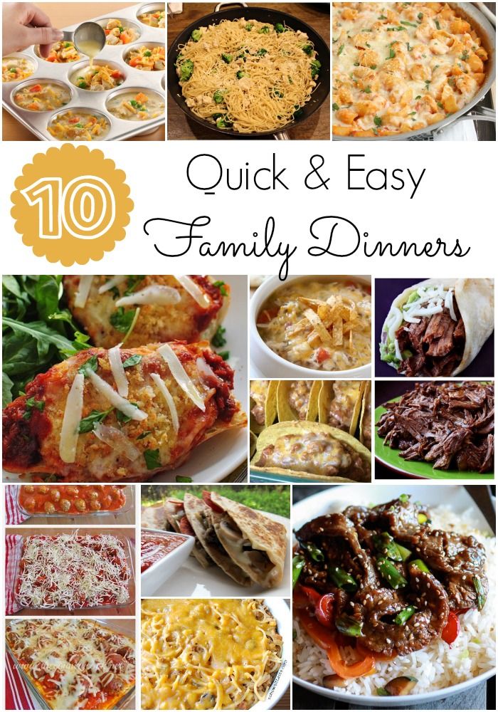 Family Dinner Ideas Easy