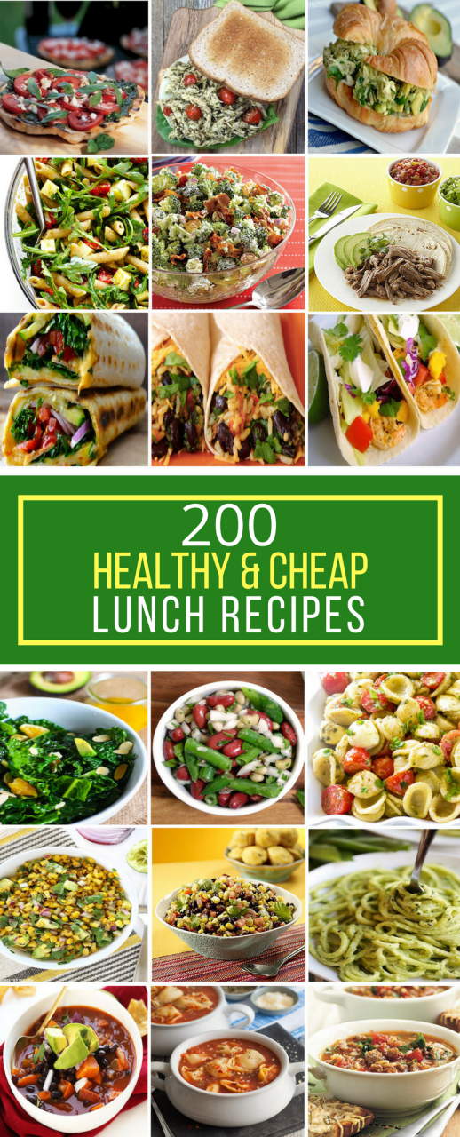 Healthy Affordable Lunch Options