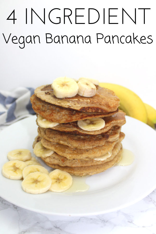 Healthy Vegan Pancakes Banana