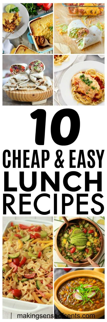 Cheap Lunch Ideas For A Crowd