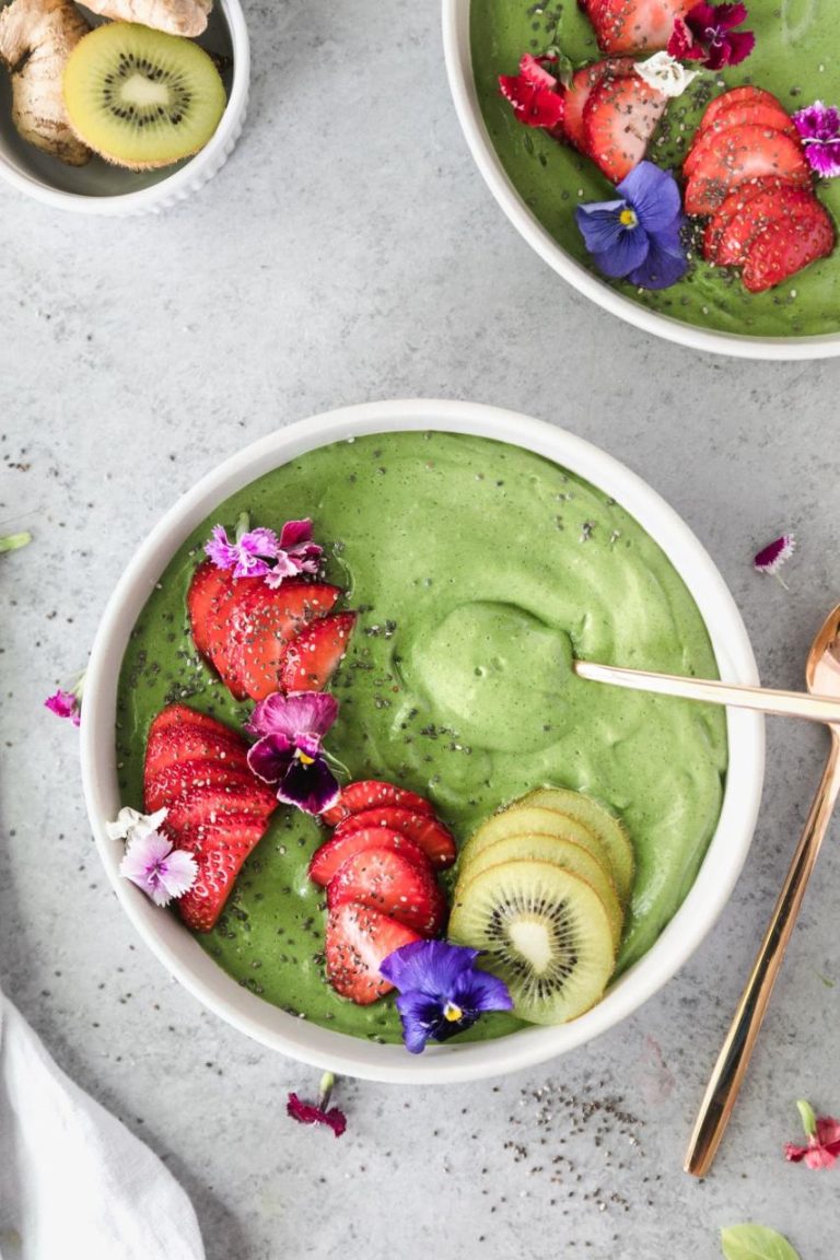 Green Smoothie Bowl Recipe Without Banana