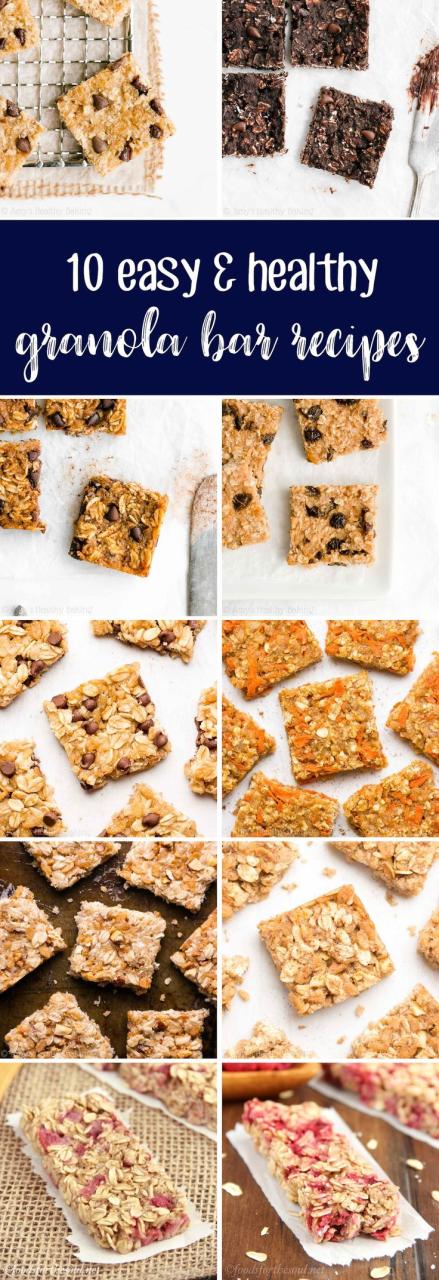 Low Calorie Breakfast Bars Homemade