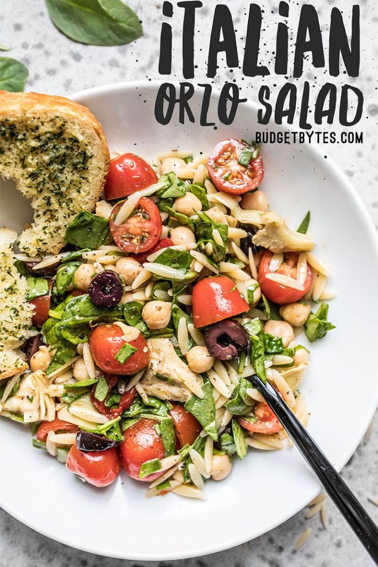 Budget Bytes Orzo Salad