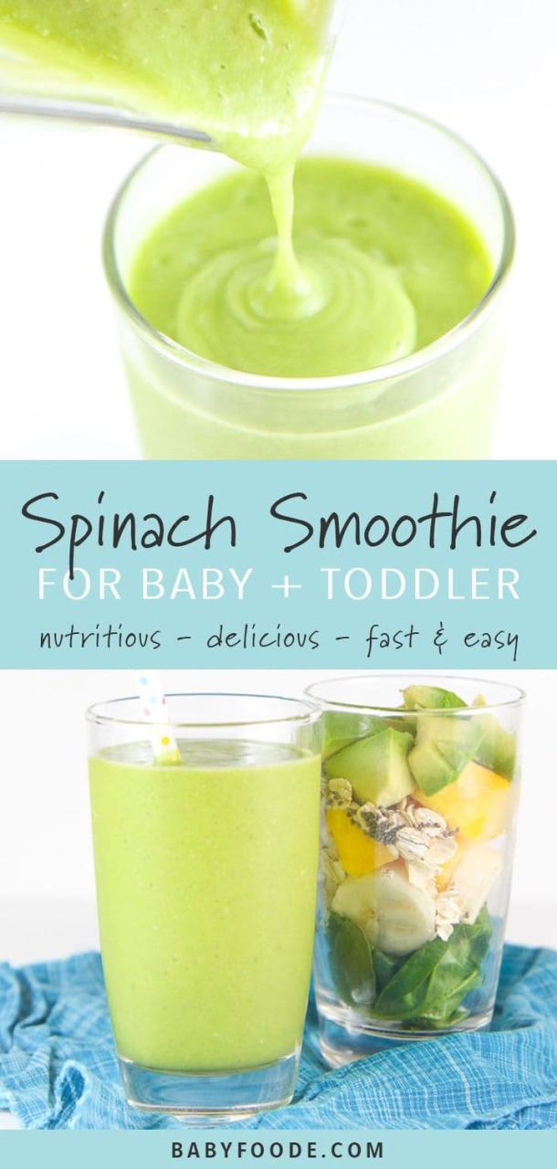 Smoothie Ideas For Toddlers