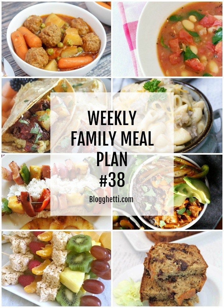 Easy Family Meals For A Week