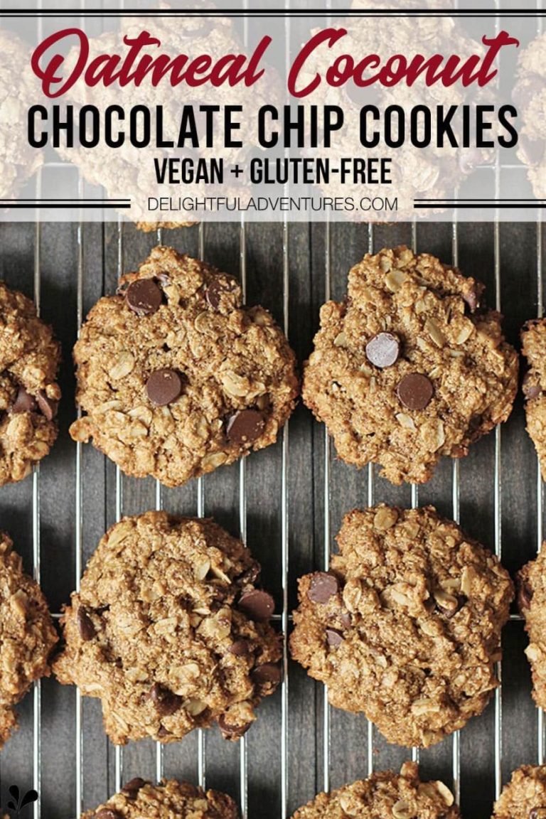 Oatmeal Coconut Cookies Vegan Gluten Free