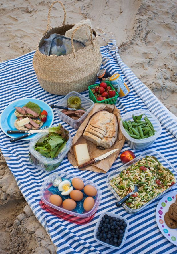 Breakfast Picnic On The Beach