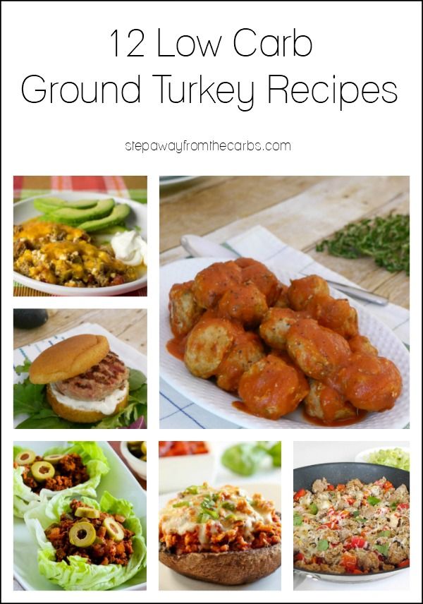 Healthy Ground Turkey Recipes Low Carb