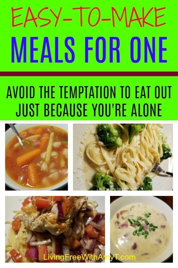 Meals For One On A Budget