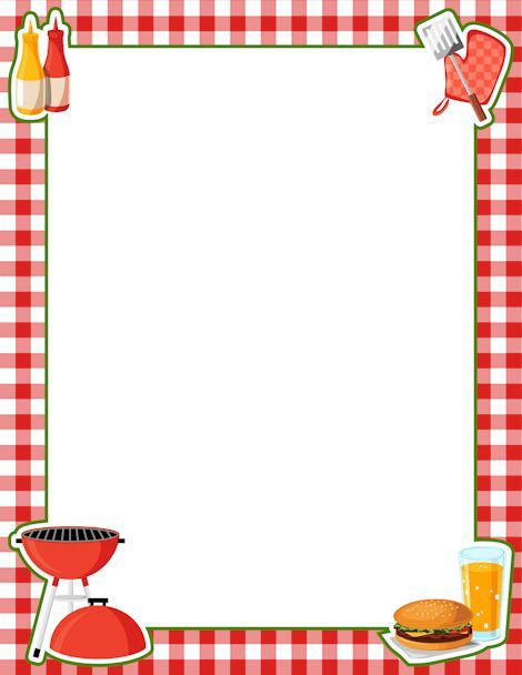 Picnic Menu Template