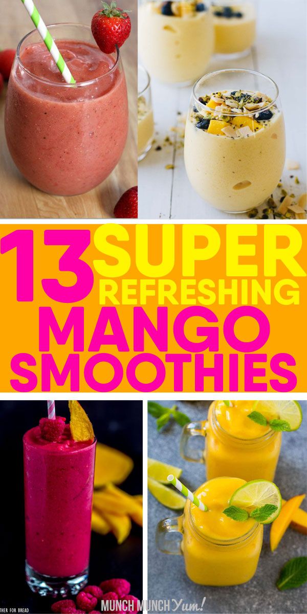 Smoothie Recipes With Mango