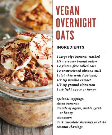 Overnight Oats Healthy Vegan