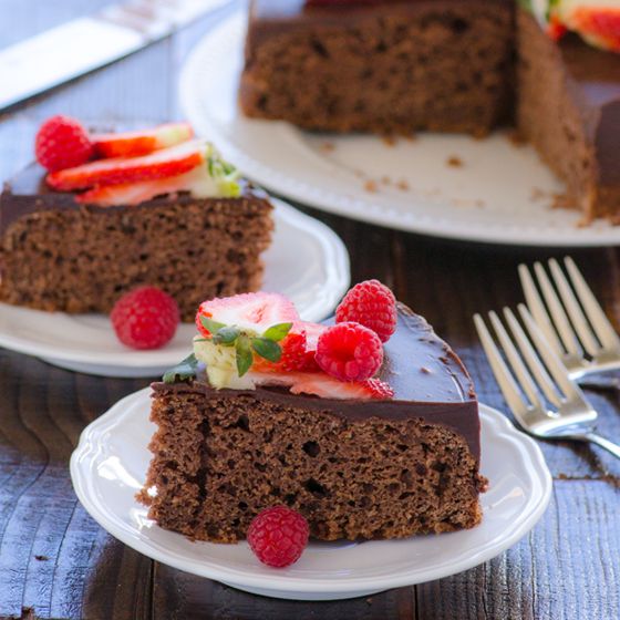 Healthy Chocolate Cake With Applesauce