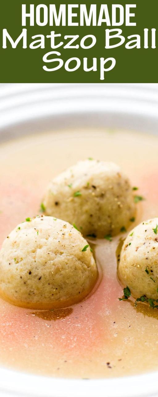 Matzo Ball Soup Budget Bytes