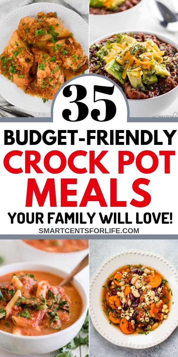 Budget Friendly Crockpot Meals