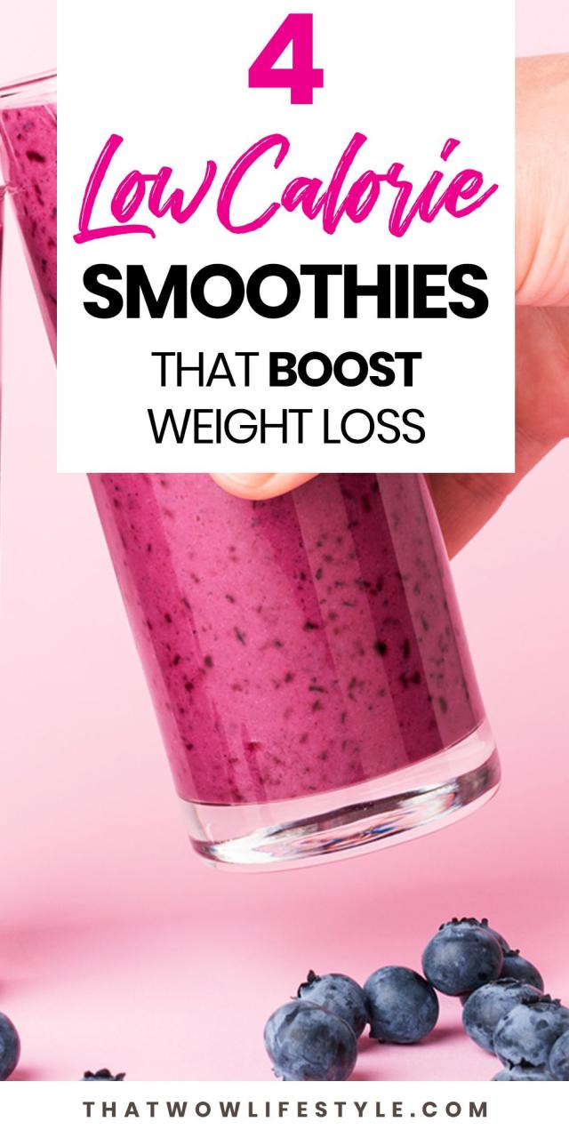 Breakfast Smoothies For Weight Loss And Energy