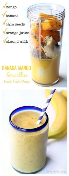 Smoothie Recipe With Mango And Banana