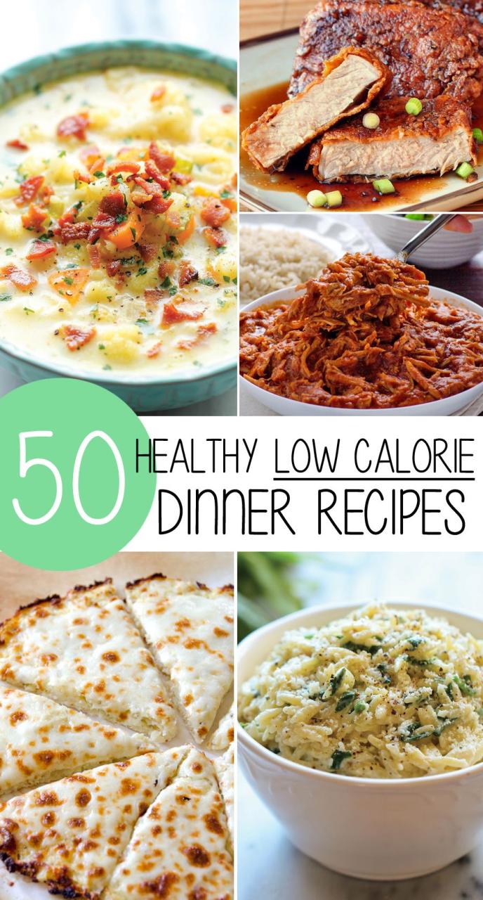 Low Calorie Dinner Ideas For Family