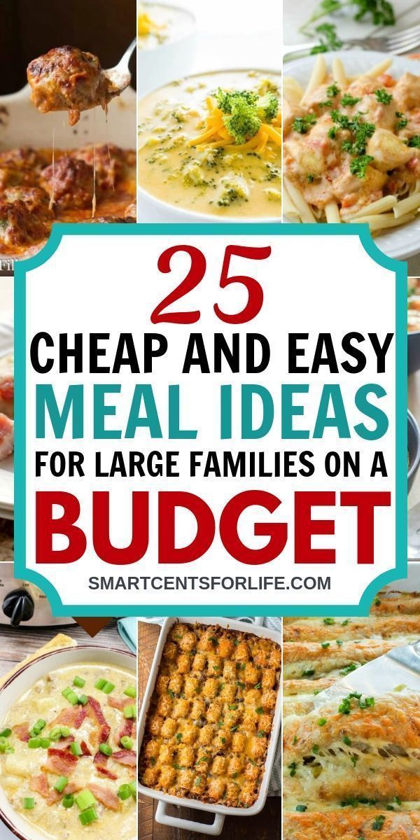 Budget Meals For Big Families