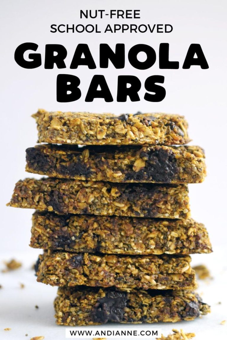 Homemade Gluten Free Nut Free Granola Bars