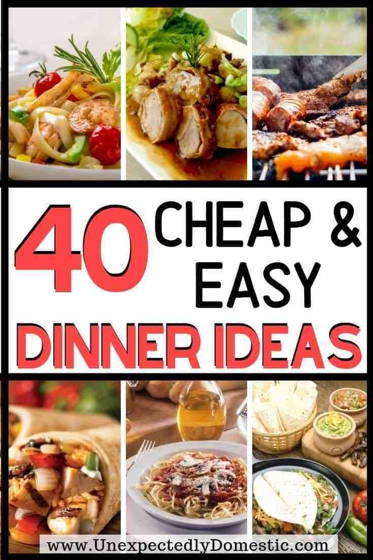 Super Easy Cheap Meals