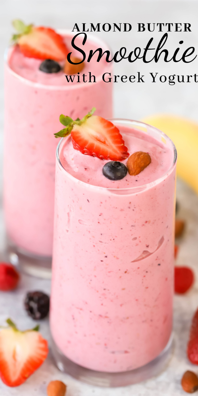 Easy Smoothie Recipes With Greek Yogurt