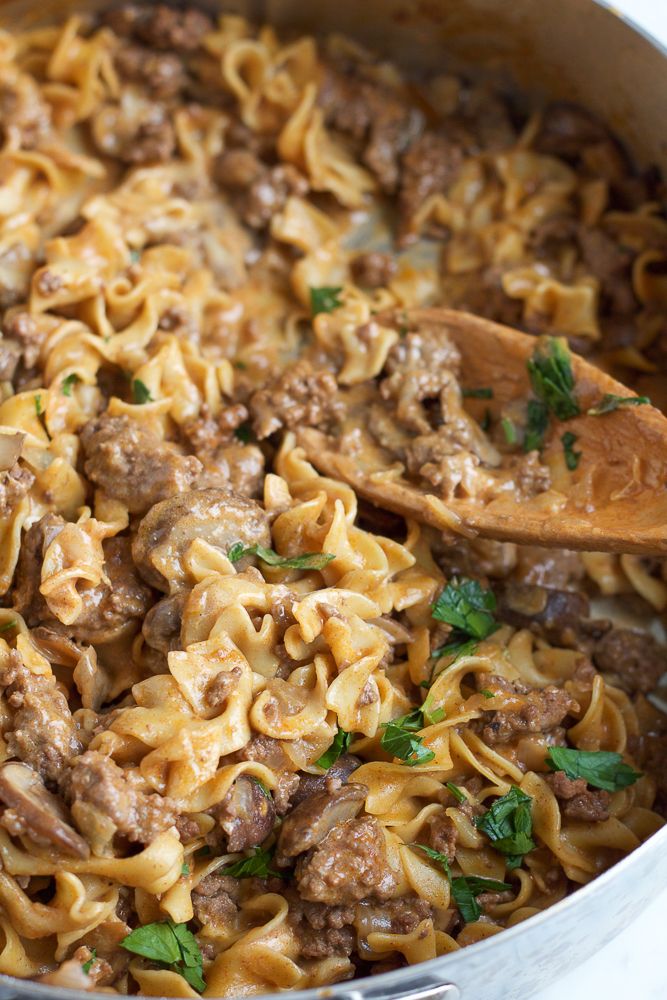 Easy Beef Stroganoff