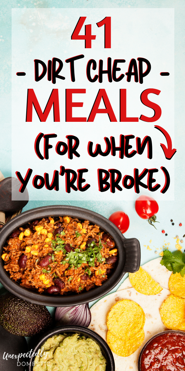 Dirt Cheap Meals Uk