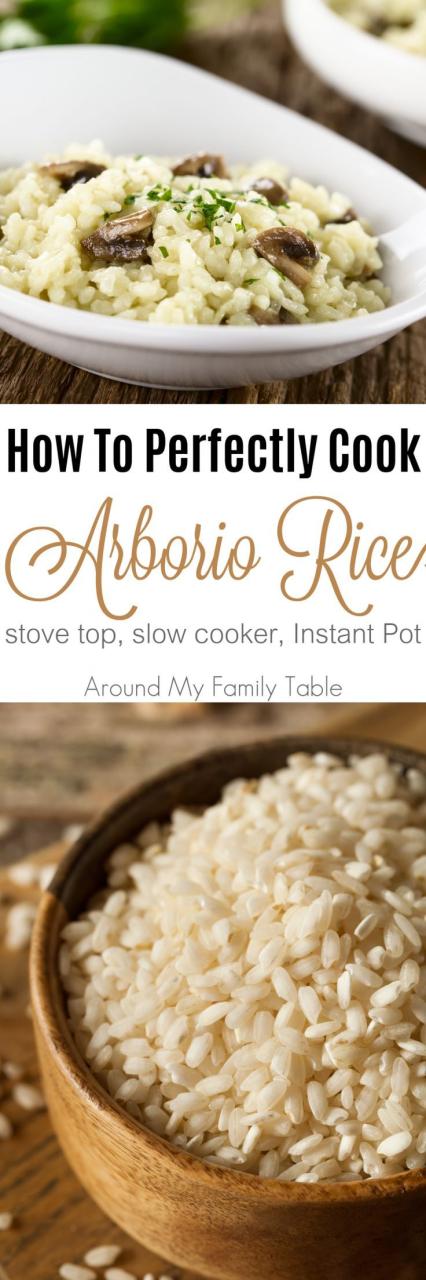 How To Cook Arborio Rice Stovetop