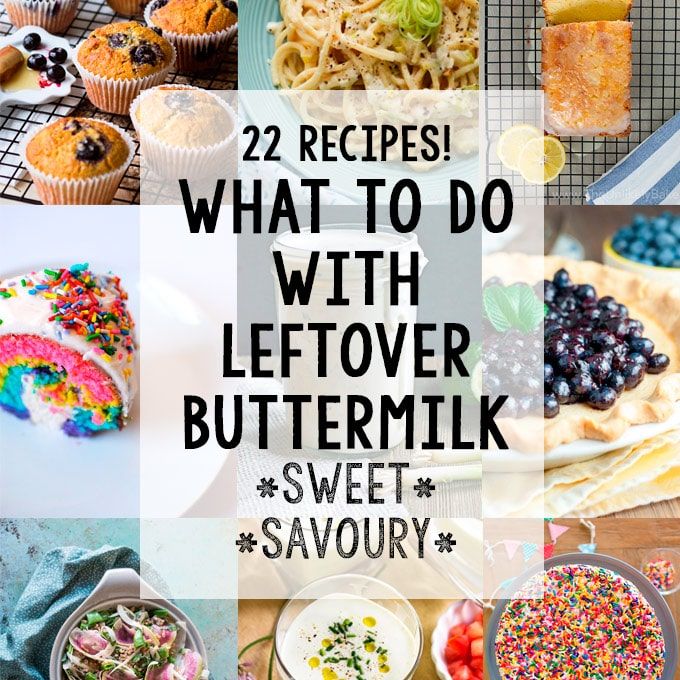 Healthy Recipes Using Buttermilk