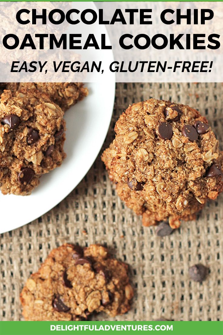 Vegan Oat Cookies Gluten Free