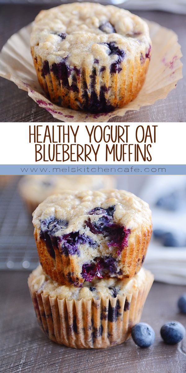 Low Fat Blueberry Muffins With Yogurt