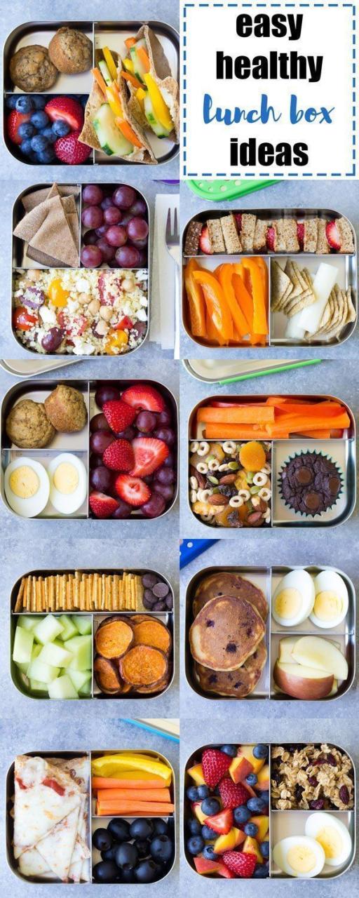 Cold Lunch Ideas