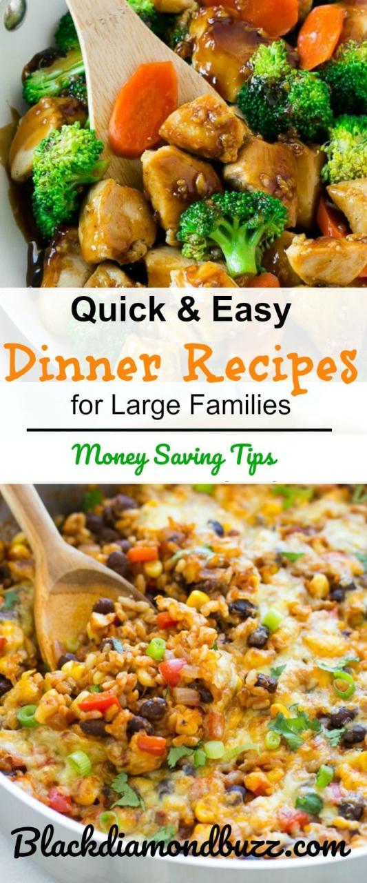 Cheap And Easy Dinner Ideas For 6