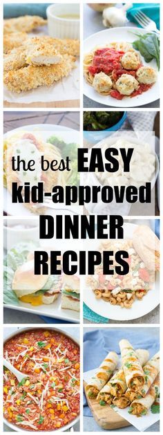 Kid Friendly Dinner Ideas