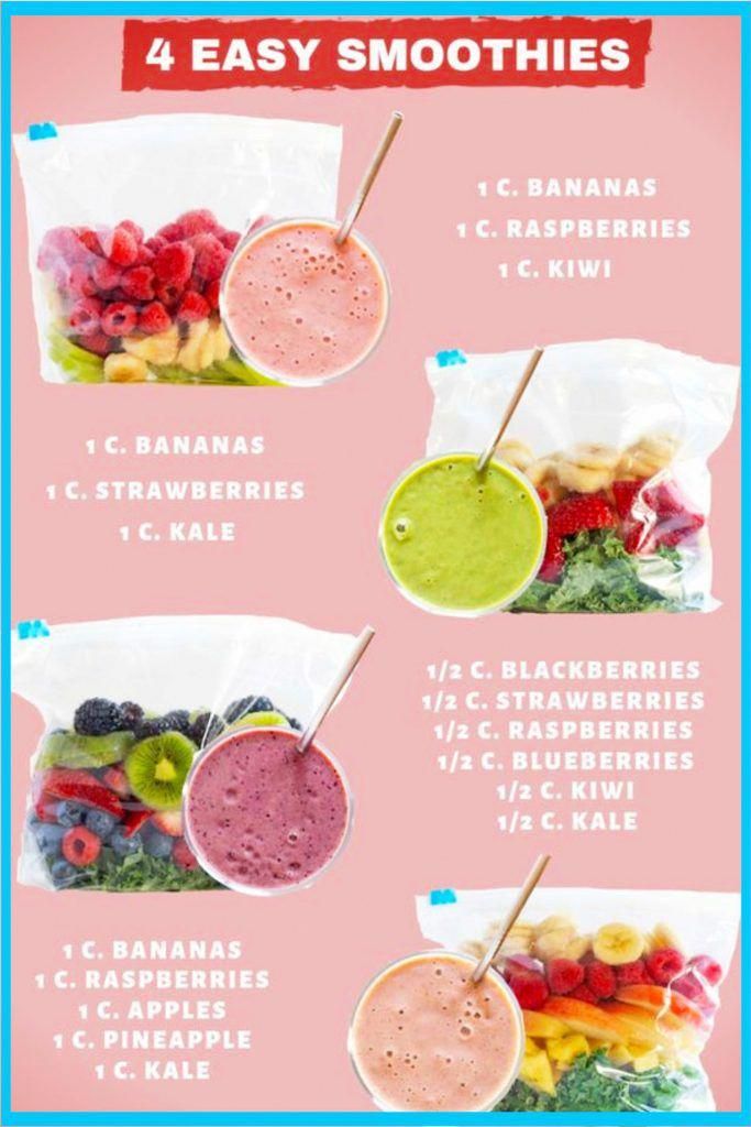 Simple Smoothie Recipes With Frozen Fruit