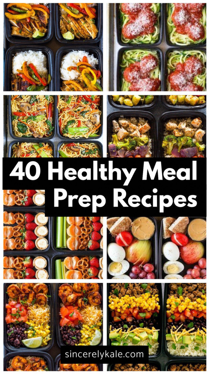 Easy Meal Prep Recipes Healthy