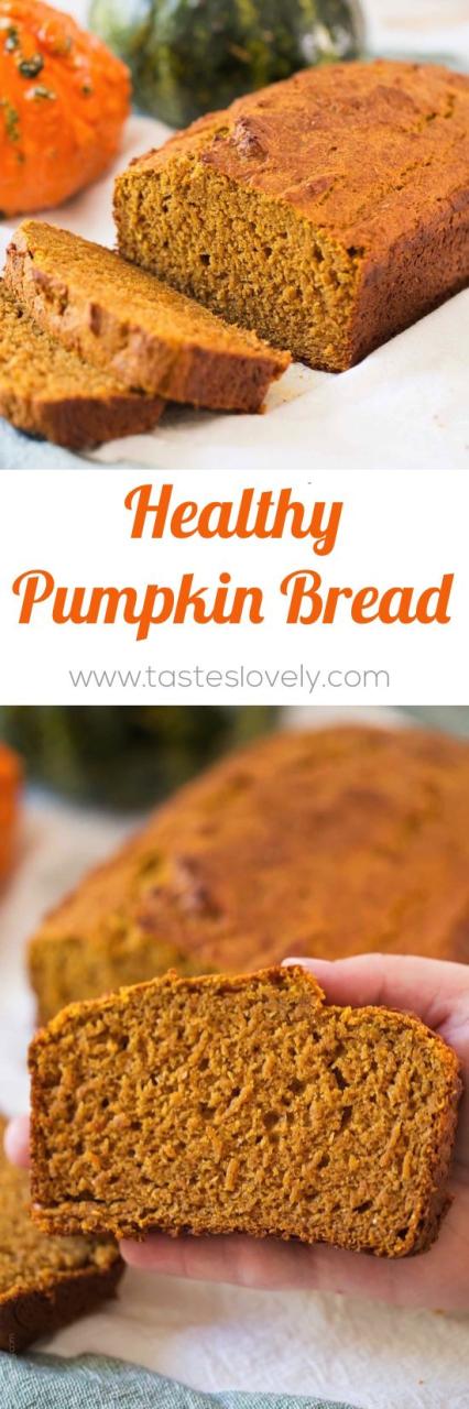 Healthy Pumpkin Bread With Yogurt