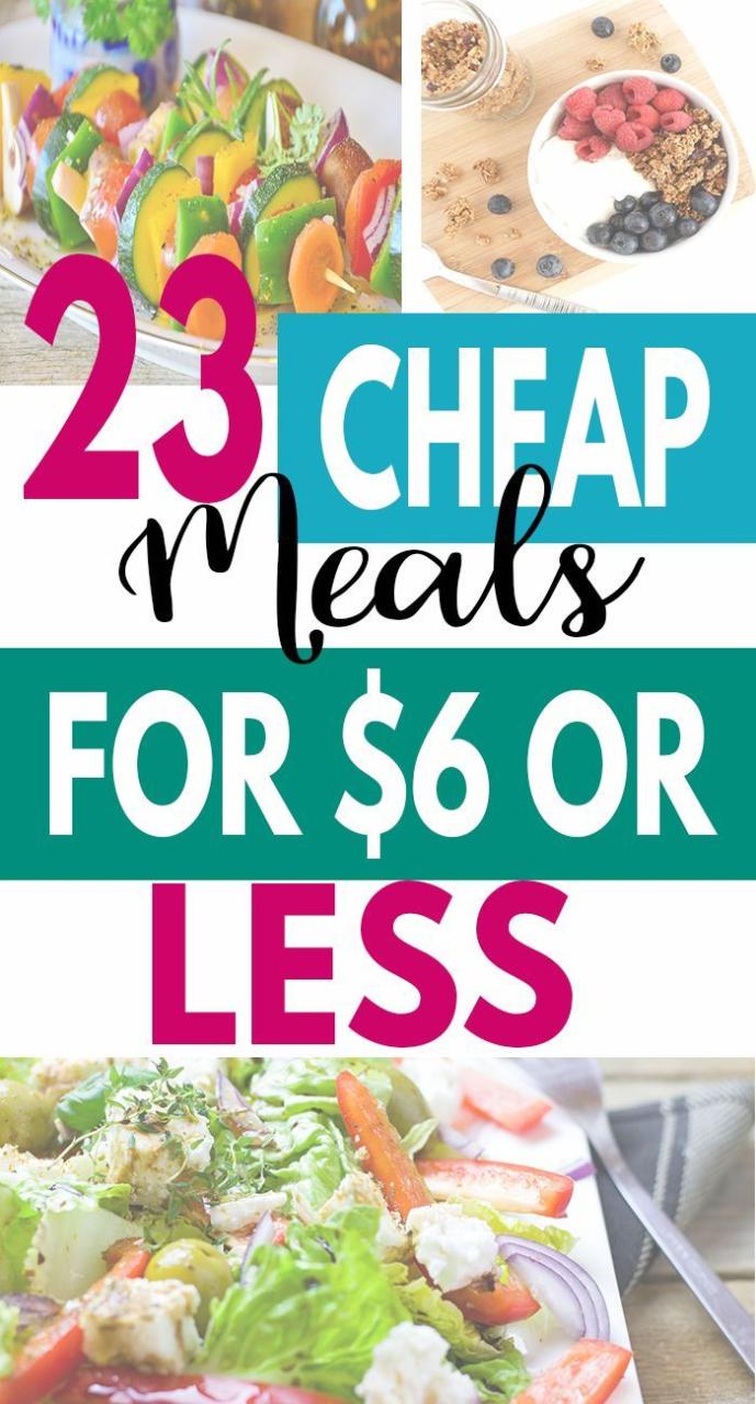 Cheap Tasty Family Meals