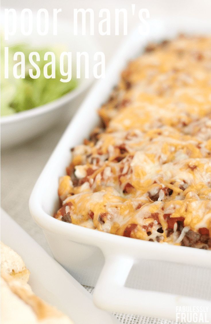 Budget Lasagna Recipe