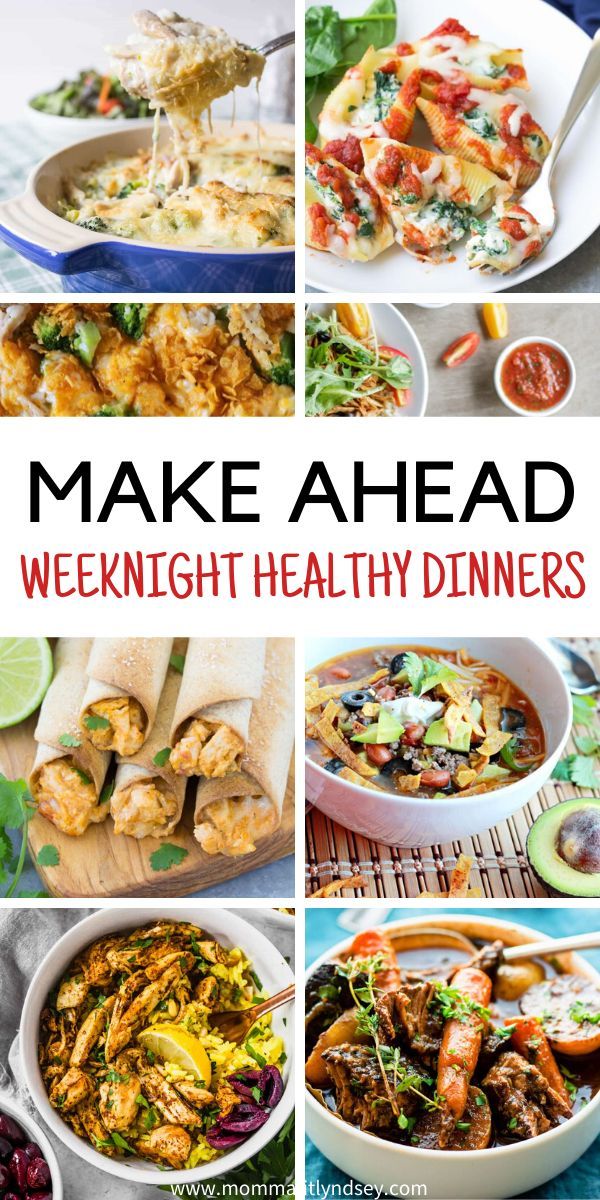 Healthy Dinners To Make Ahead