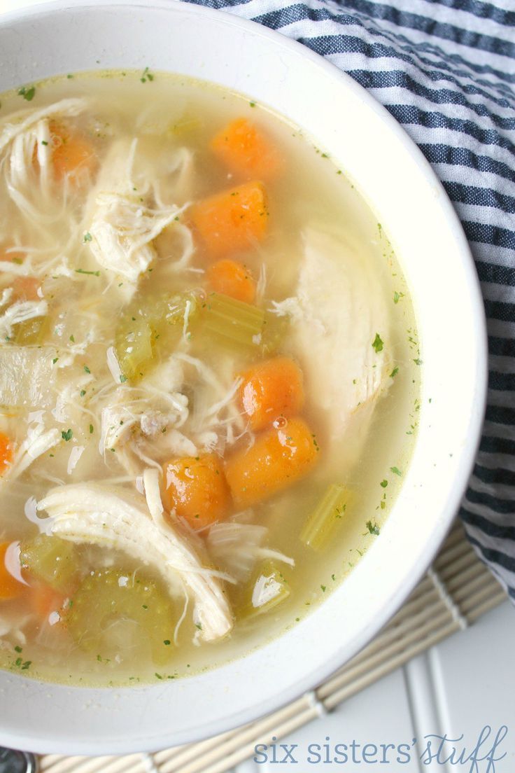 Healthy Chicken Vegetable Soup Instant Pot